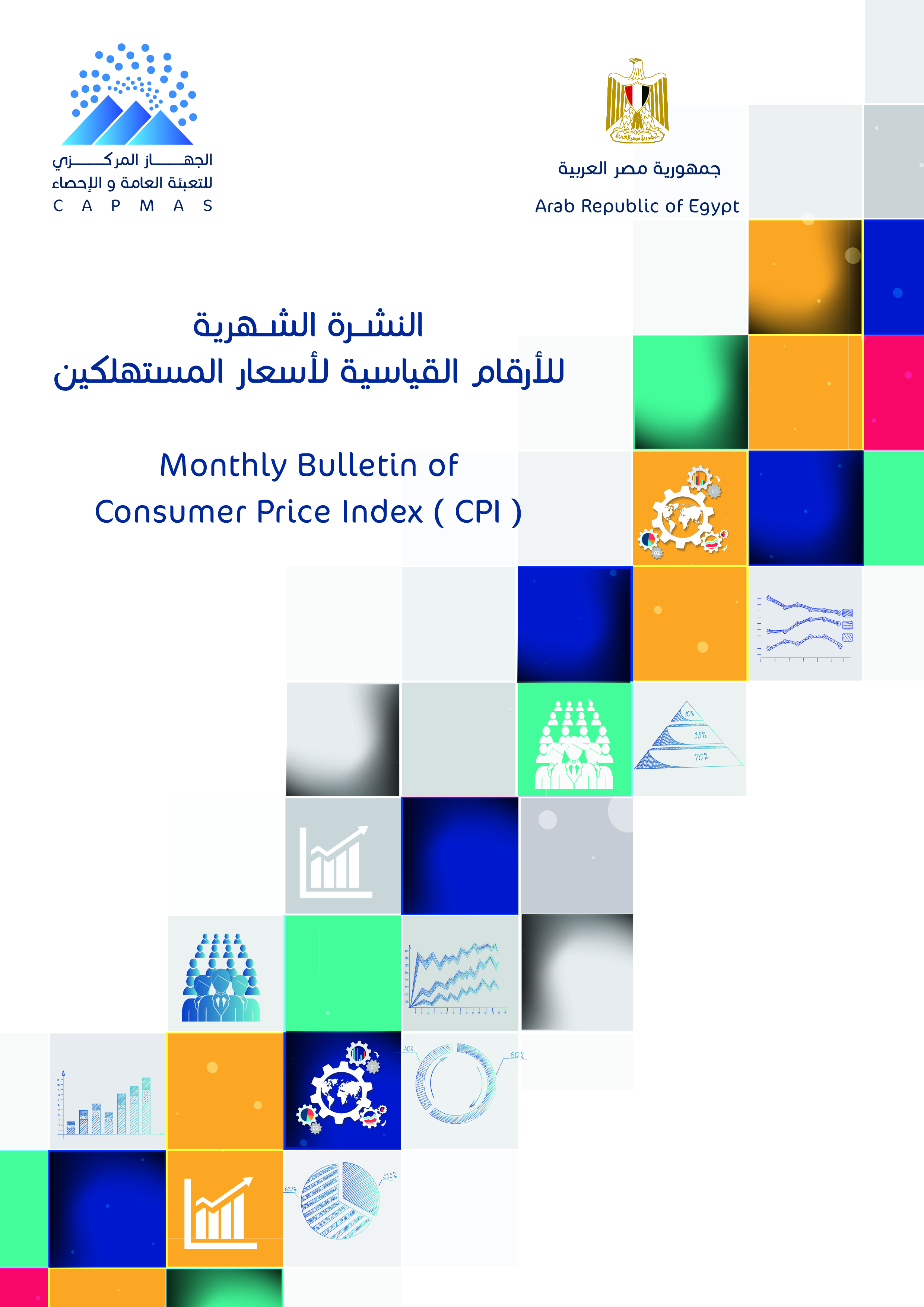 النشرة الشهرية للأرقام القياسيه لأسعار المستهلكين 